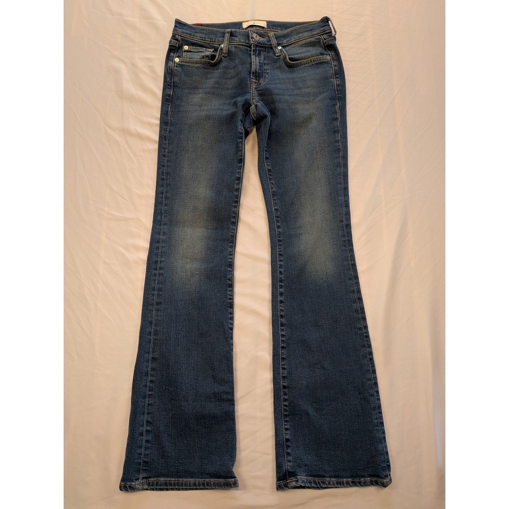 7 For All Mankind Tailorless Original Bootcut Jeans Dark Wash Size 26 Indie Boho
